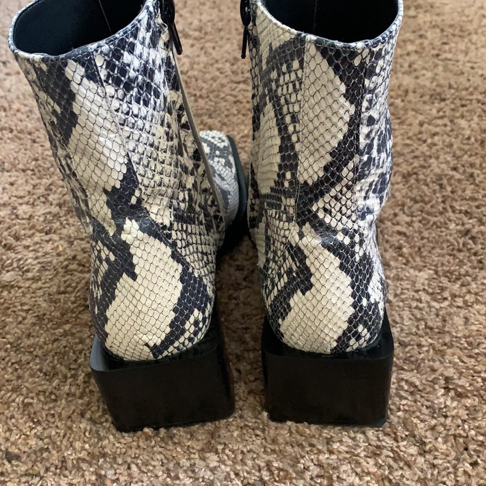 Zara booties python embossed - Picture 9 of 14